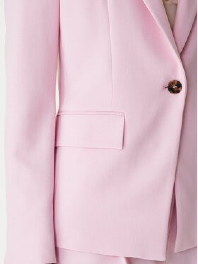 Marella Marynarka Slogan1 2615041211 Różowy Slim Fit