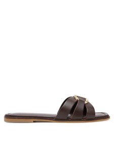 TWINSET Klapki 251TGT090 Brązowy