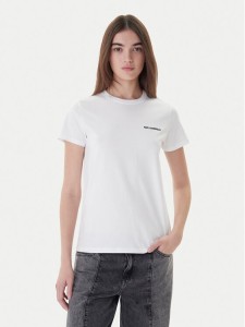 KARL LAGERFELD T-Shirt A1W17019 Biały Regular Fit