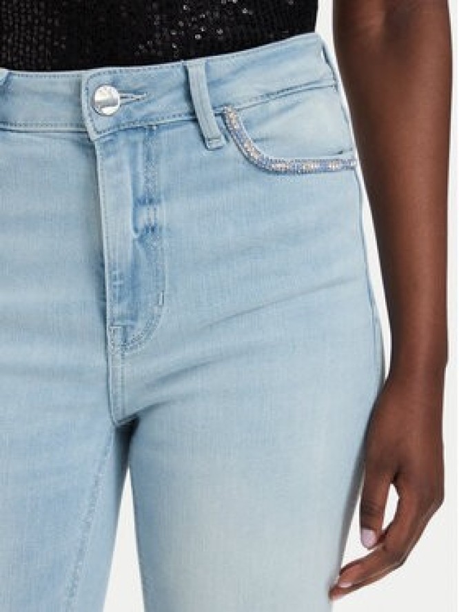 Guess Jeansy W6GA46 D0688 Niebieski Skinny Fit