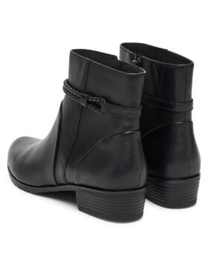 Caprice Botki 9-25404-45 Czarny