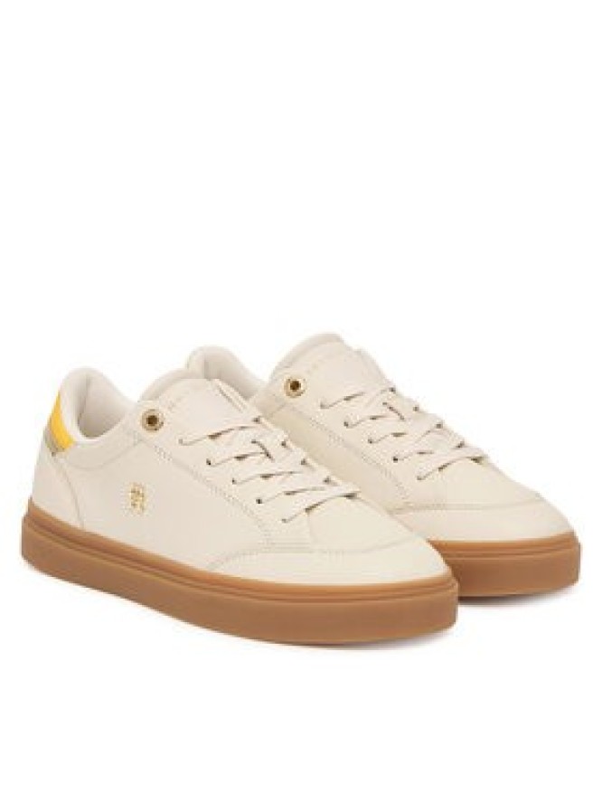 Tommy Hilfiger Sneakersy CHIC SNEAKER ELEVATED FW0FW09400 Beżowy