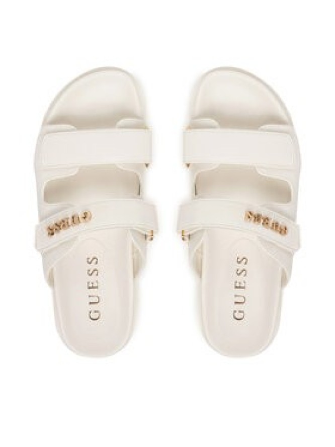 Guess Klapki FLJFAX ELE03 Écru