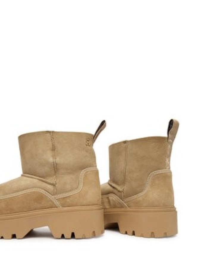 Tommy Hilfiger Śniegowce Real Shearling Pullon FW0FW08997 Beżowy