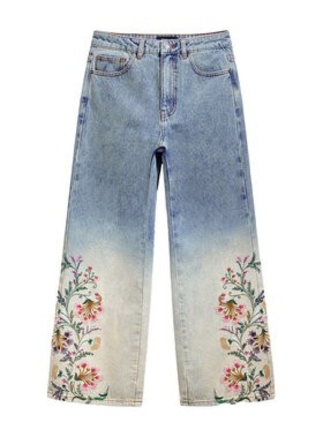 Desigual Jeansy Texas 25SWDD01 Niebieski Straight Fit