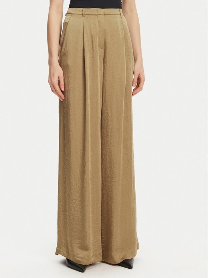 Marella Spodnie palazzo Silico 2513131125 Beżowy Wide Leg