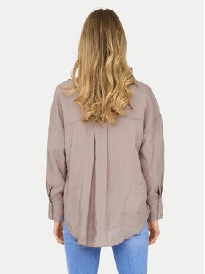 ONLY Koszula Zazima 15272523 Beżowy jasny Regular Fit