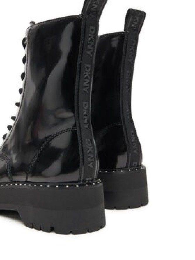 DKNY Trzewiki Batu Studs-Lace Up K4566972 Czarny