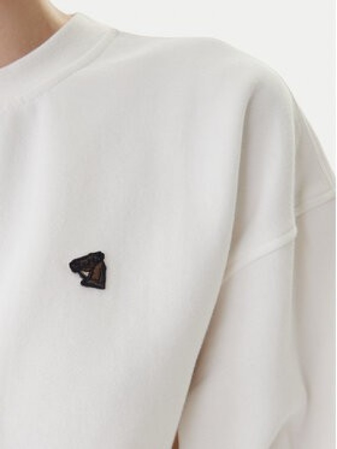 RVCA Bluza Spanky Loteria 23B463501 Biały Oversize