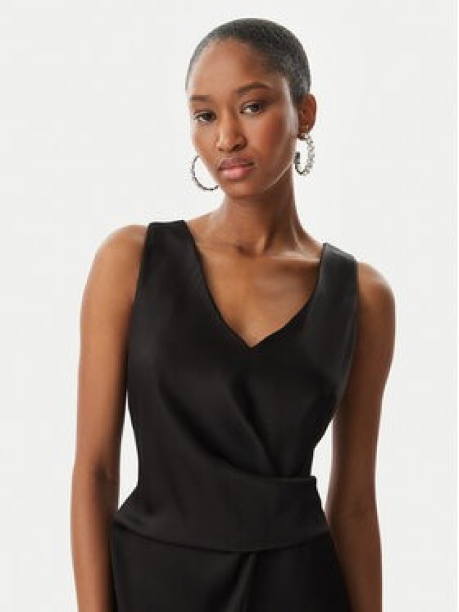 Rinascimento Sukienka koktajlowa CFC0122928003 Czarny Regular Fit