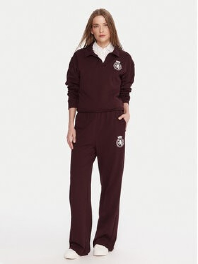 Tommy Hilfiger Bluza UW0UW06078 Bordowy Regular Fit