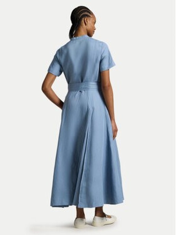 Polo Ralph Lauren Sukienka koszulowa 211972054001 Błękitny Regular Fit