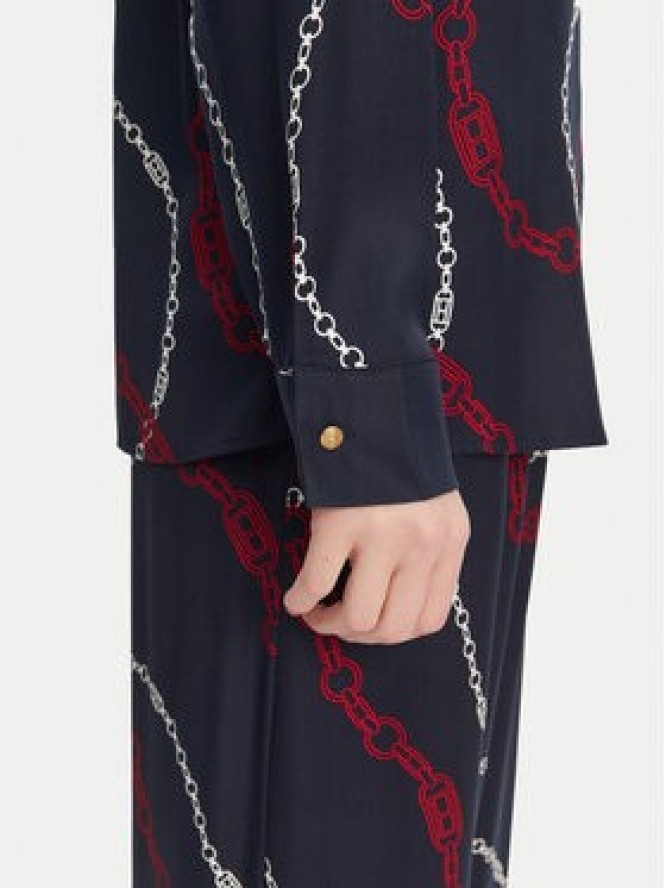 Tommy Hilfiger Koszula WW0WW44045 Granatowy Relaxed Fit