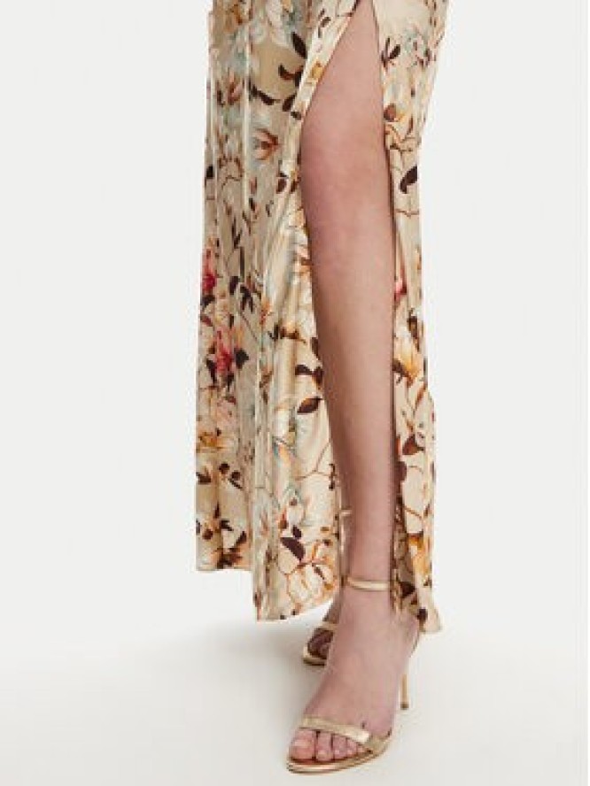 Guess Sukienka wieczorowa W5YK01 WHEZ2 Beżowy Regular Fit