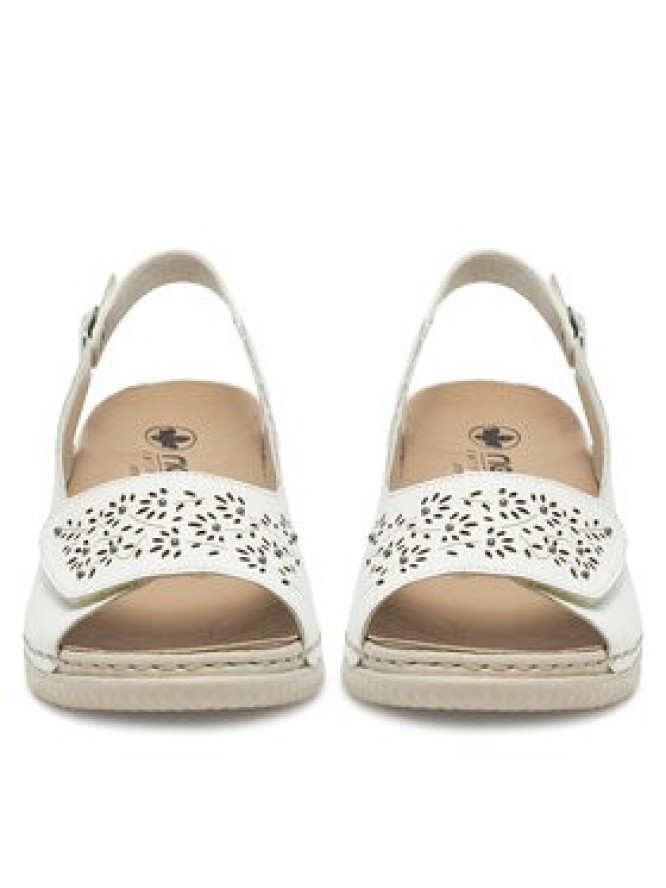 Rieker Sandały V7450-80 Biały