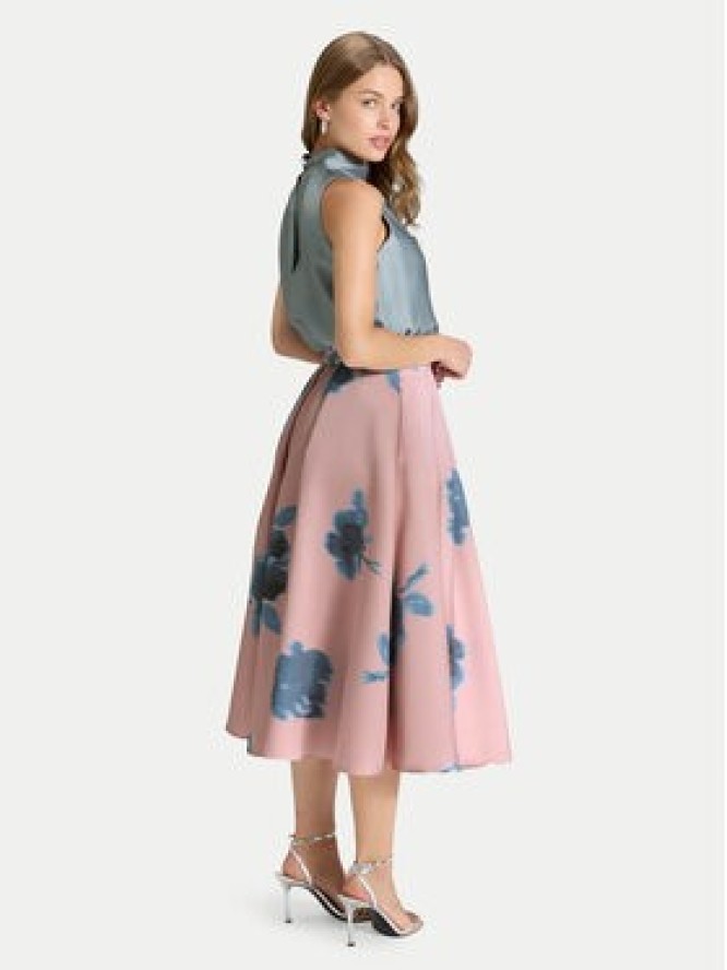 Swing Spódnica midi 2AK00300 Różowy Regular Fit