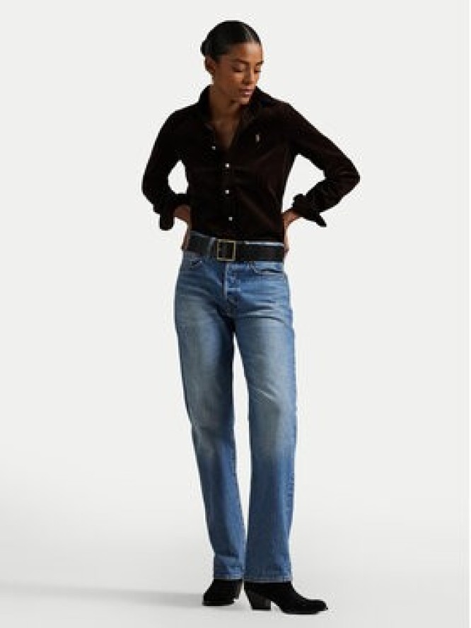 Polo Ralph Lauren Koszula 211971526002 Brązowy Slim Fit