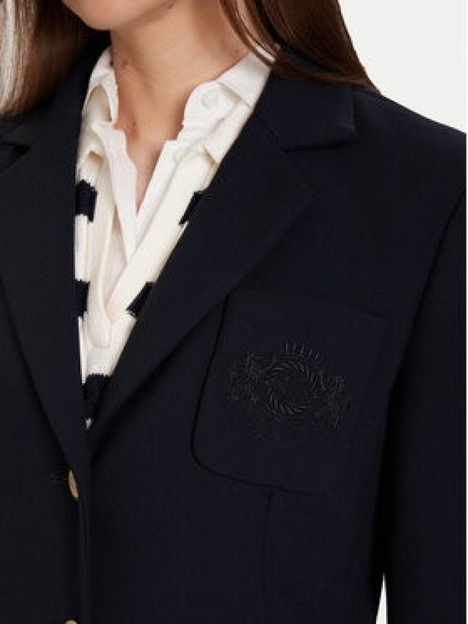 Tommy Hilfiger Marynarka WW0WW46660 Granatowy Slim Fit