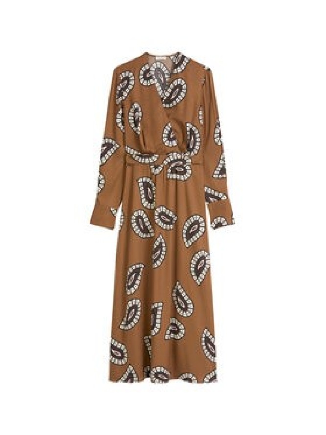 Marc O'Polo Sukienka codzienna 508 1208 21495 Brązowy Flared Fit