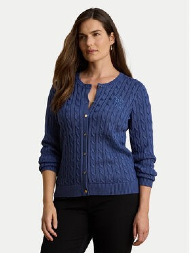 LAUREN RALPH LAUREN Kardigan 200P14040502 Fioletowy Regular Fit