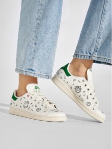 adidas Sneakersy Stan Smith J GY1786 Biały