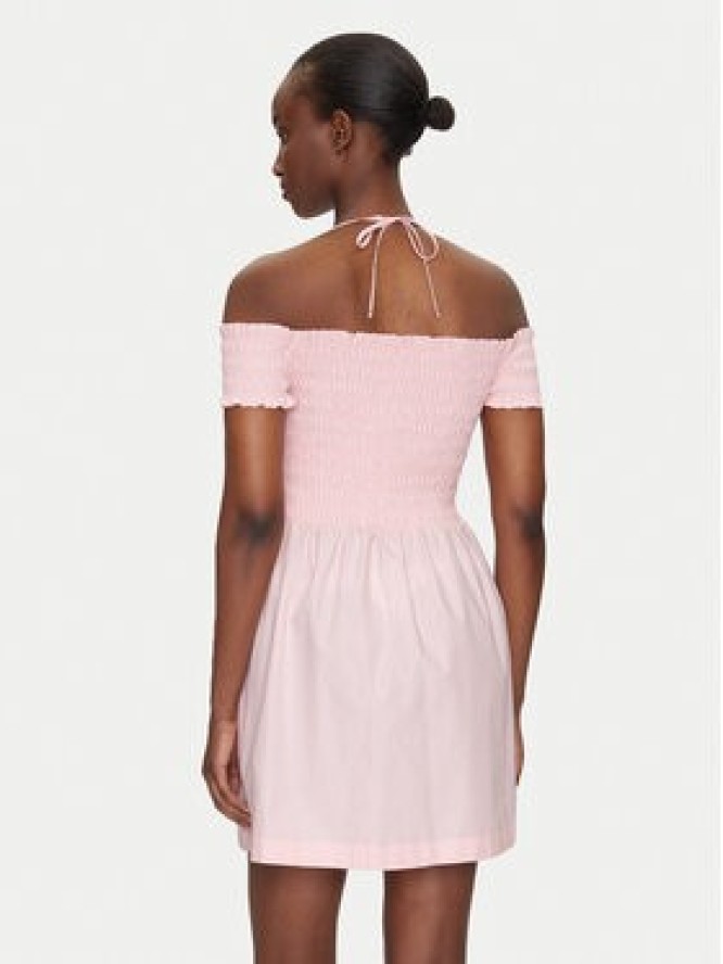 Tommy Jeans Sukienka letnia DW0DW20343 Różowy Slim Fit