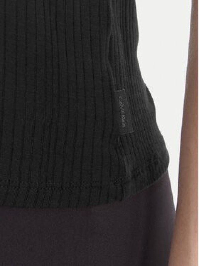 Calvin Klein T-Shirt LV00QS7618 Czarny Slim Fit