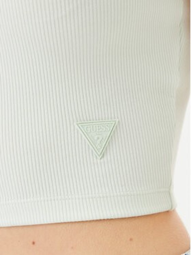 Guess Top V3GP19 K8RT2 Écru Slim Fit