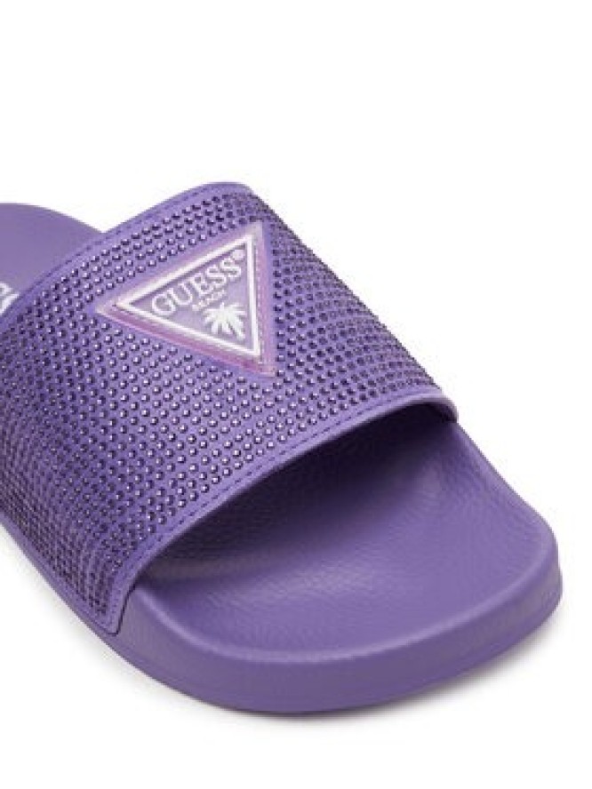 Guess Klapki E4GZ25 BB00F Fioletowy