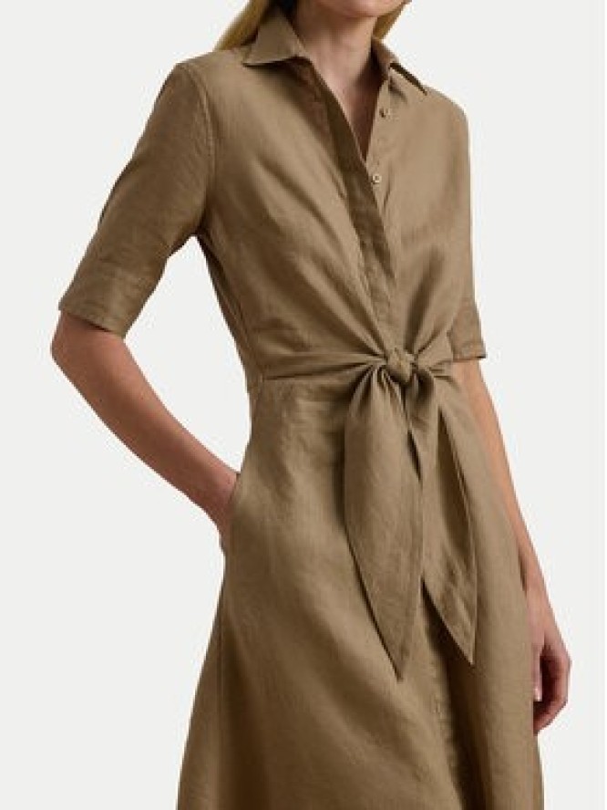 LAUREN RALPH LAUREN Sukienka koszulowa 200905667016 Beżowy Regular Fit