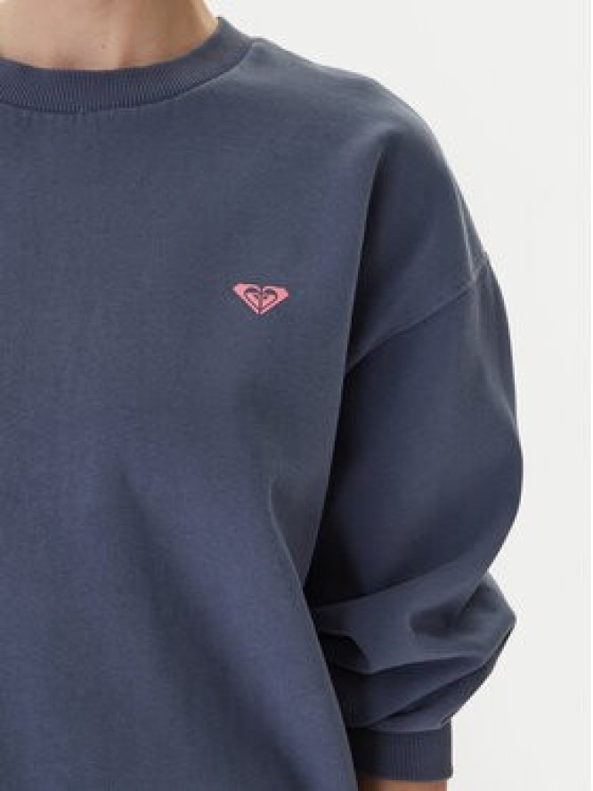 Roxy Bluza Saturday Night Vibes ERJFD03002 Niebieski Relaxed Fit