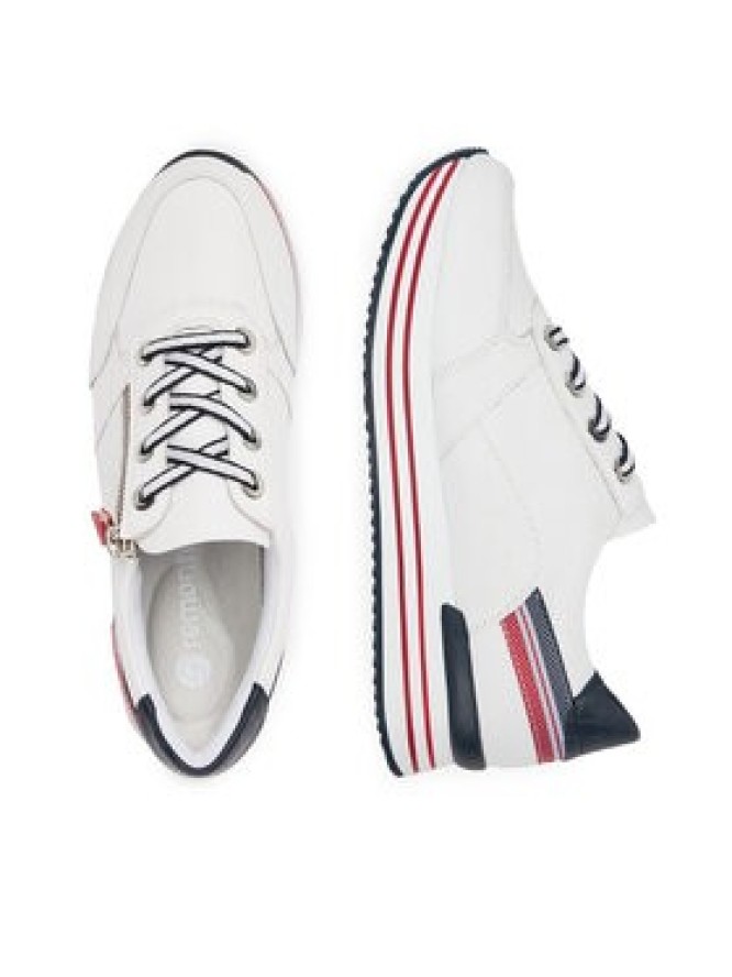 Remonte Sneakersy D1312-82 Biały