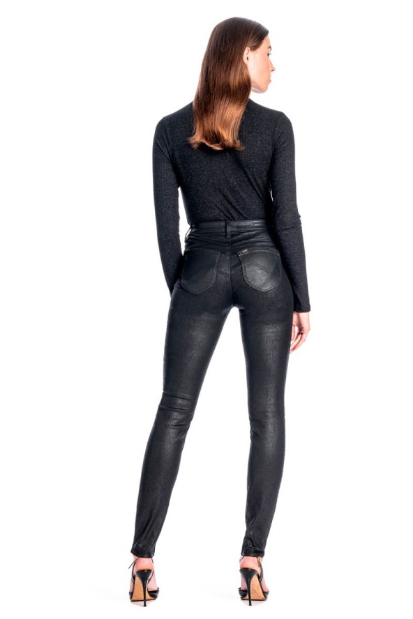 LEE SCARLETT HIGHT DAMSKIE SPODNIE JEANSOWE RINSE L30KEI36 112106471