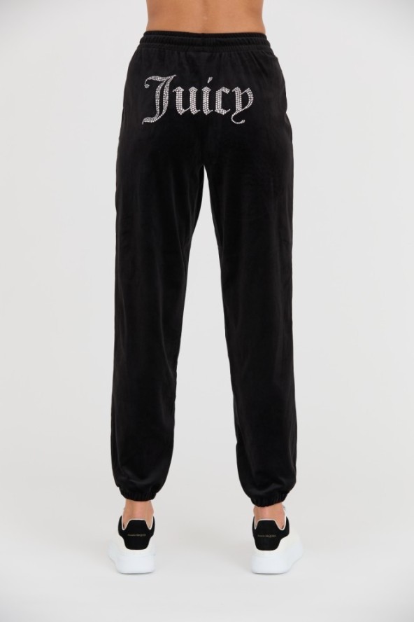 JUICY COUTURE Czarne damskie spodnie dresowe Lilian Jogger, Rozmiar XS