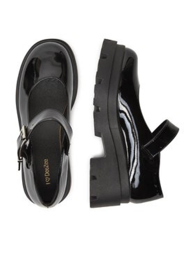 DeeZee Półbuty 8-3-A Czarny