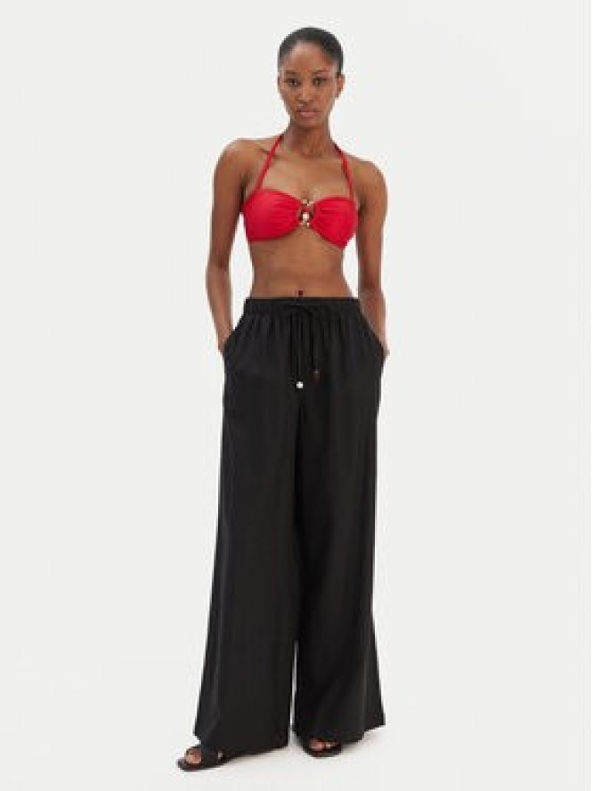 Seafolly Spodnie materiałowe Palermo 55549-PA Czarny Wide Leg