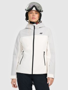 4F Kurtka narciarska membrana 5000 damska - biała M
