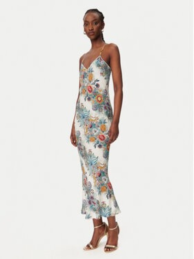 Just Cavalli Sukienka letnia 80PAO925 NS837 Błękitny Slim Fit