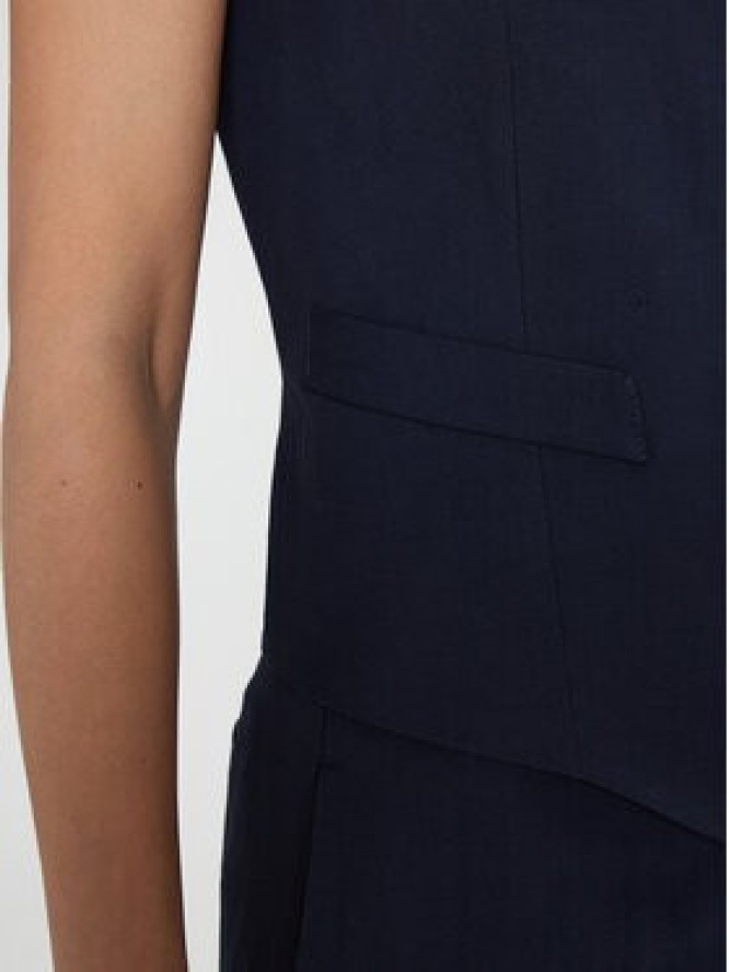 ViCOLO Kamizelka TB1569 Granatowy Regular Fit