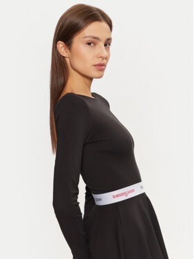 Tommy Jeans Sukienka codzienna DW0DW19465 Czarny Slim Fit