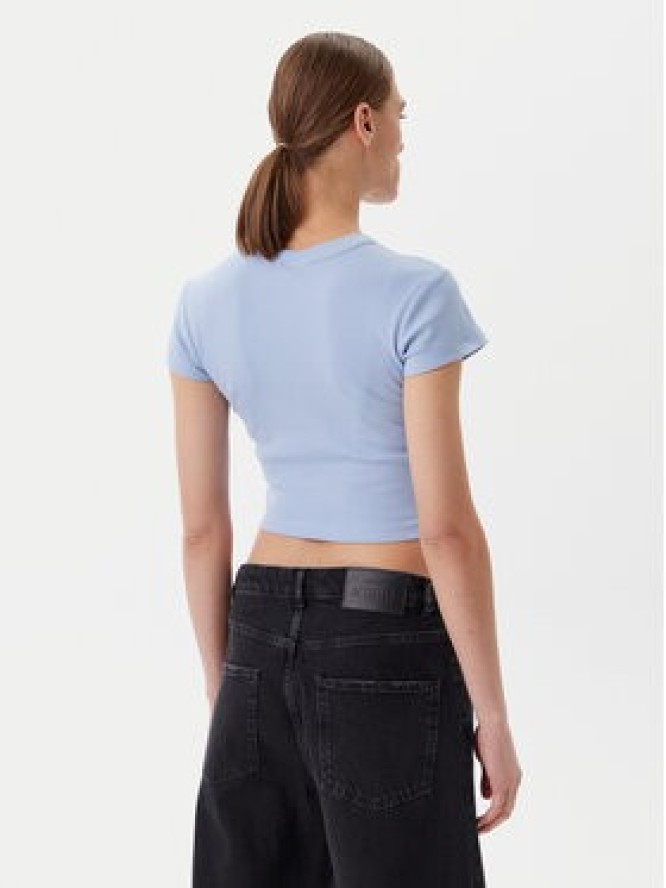 Element T-Shirt ELJKT00117 Niebieski Slim Fit