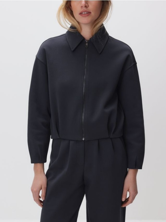 Rozpinana bluza - ciemnoszary