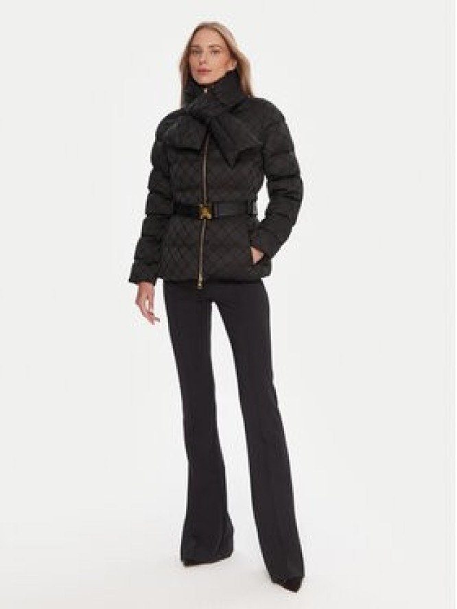 Elisabetta Franchi Kurtka zimowa PI-83D-56E2-V600 Czarny Regular Fit