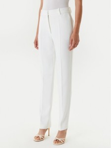 Morgan Spodnie materiałowe 251-PVAPLO Biały Loose Fit