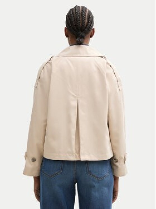 Tom Tailor Denim Trencz 1045530 Beżowy Loose Fit