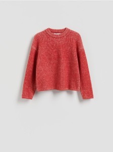 Strukturalny sweter - wielobarwny