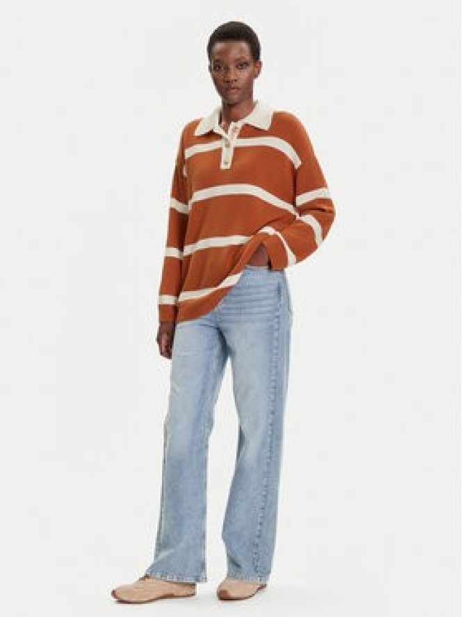 Gant Sweter 4805341 Brązowy Relaxed Fit