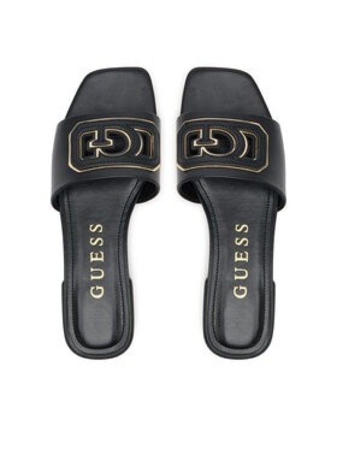 Guess Klapki FLJTAR LEA19 Czarny