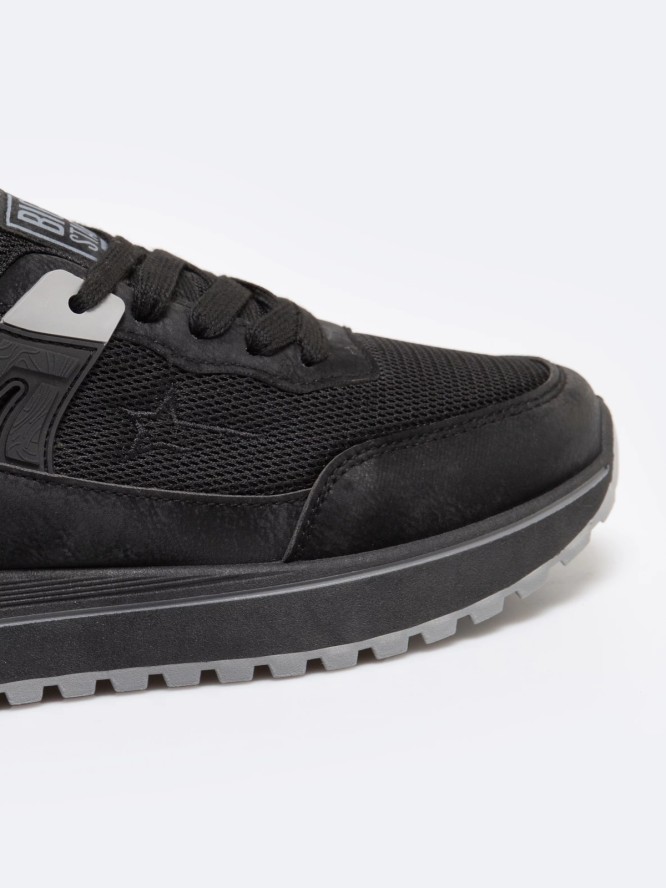 Sneakersy damskie czarne RR374068 906