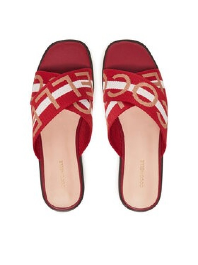 Coccinelle Klapki E4 S07 17 01 01 Czerwony